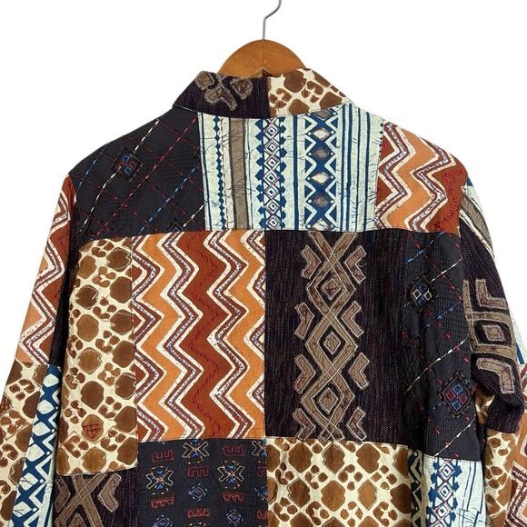 Chico’s multi pattern button down shacket - Picture 7 of 7
